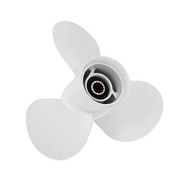 Imagem de Hélice de popa para barco, 11-3/4 pol. 10 pol. 3 lâminas Substituição da hélice para motores 25-60 para reequipamento