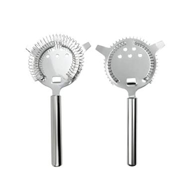 Imagem de COADOR STRAINER PROFISSIONAL De Gelo Em Aço Inoxidável Acessório Para Drinks Bar Barman E Bartender Peneira E Filtro Para Bebidas Coquetéis Linha PREMIUM SYANG