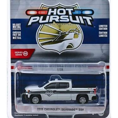 Imagem de Greenlight 1:64 Caminhão Policial 2019 Chevy Silverado SSV General Motors - Escala 1:64 - Crianças, Unissex