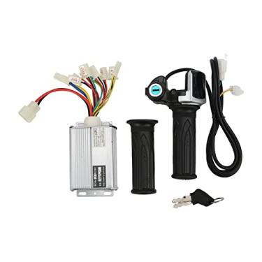 Imagem de Controlador de velocidade com motor escovado de 36 V 1000 W com trava de bateria de exibição acelerador aperto de torção para mini moto