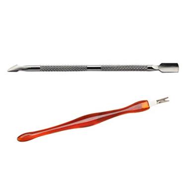 Imagem de Qudai 2 PCS Dupla Cabeça Ferramenta Prego Cutícula Manicure Pedicure Cleaner Cuticle Pusher Morto Removedor de Unhas Empurrador Ferramentas de Arte Ferramentas BD