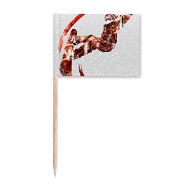 Imagem de Skate esportivo aquarela ilustração de esqui palito de dente marcadores decoração de festa