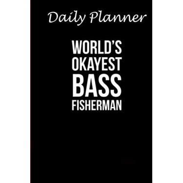 Imagem de Daily Planner - Funny Bass Fishing: Daily planner 2021, US map, US holiday, 6x9 inch, 136 pages