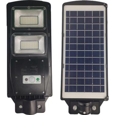 Imagem de Luminaria Solar Poste 120W Parede Sensor Movimento