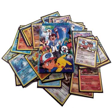 Imagem de Cartas Batalha Jogo Combate Rank Pokemon go Moedas Cartas Infantil 50 Cards