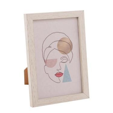 Imagem de Porta Retrato De Mdf Palha 20cm X 25cm - Lyor