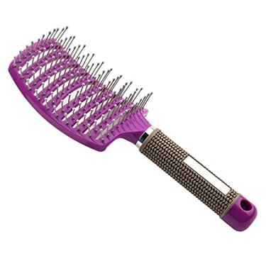 Imagem de Escova de cabelo XWU, ventilada, curvada, para secagem rápida, desembaraçar, massagem