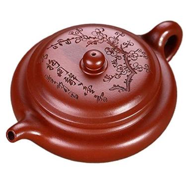 Imagem de Chaleira de argila roxa autêntica da Chinese Traditions Dahongpao Yixing