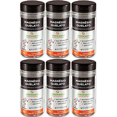 Imagem de Magnésio Quelato 433 mg Meissen 60 Cápsulas kit 6 Unidades