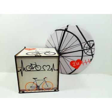 Imagem de Kit Presente para Ciclistas com Mouse pad + caixa presente Art Bike