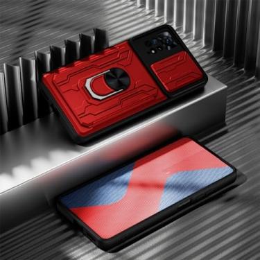 Imagem de Estojo à prova de choque para Xiaomi 13 Pro 12T 11T Pro para Redmi Note 12 11 10 Pro Poco X4 M5 Suporte de anel de metal rotativo com slot para cartão, K2, para Redmi Note12Pro Plus