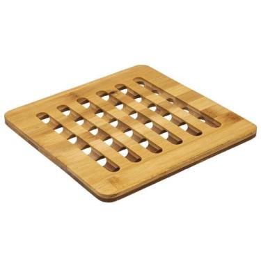 Imagem de Descanso De Panela Bambu Quadrado 15cm - Decora