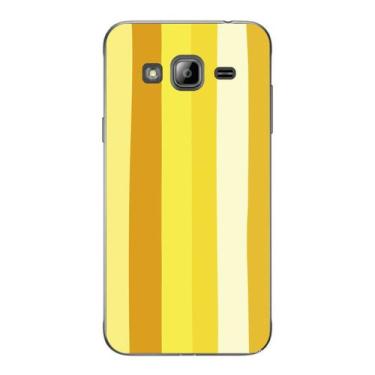 Imagem de Capa Case Capinha Samsung Galaxy  J3 Arco Iris Amarelo - Showcase