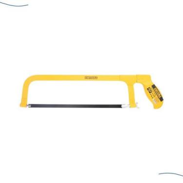 Imagem de Arco De Serra Manual Em Aço Cortar Ferro Metal Pvc - Amarelo - Startoo