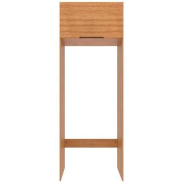 Imagem de Armário de Geladeira Bartira Cristal MDP 15mm com 1 Porta e Lateral - 80cm de largura