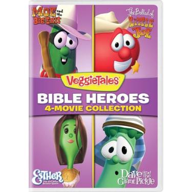 Imagem de VeggieTales: Bible Heroes 4-Movie Collection (Moe and the Big Exit / The Ballad of Little Joe / Esther - The Girl Who Became Queen / Dave and the Giant Pickle)