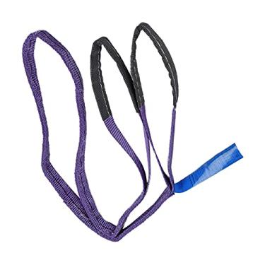 Imagem de Estilingue Plano, Conjunto de Eslinga Plana Infinita Resistente de Alta Resistência de 1t para Objetos Pesados ​​de Talha que Rebocam Carga, Largura 30mm (6 m (19,68 pés))