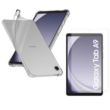 Imagem de Capa Capinha Anti Impacto + Película de Vidro Temperado 9H para Tablet Galaxy Tab A9 Tela de 8.7 Polegadas - (Hard Glass Store)