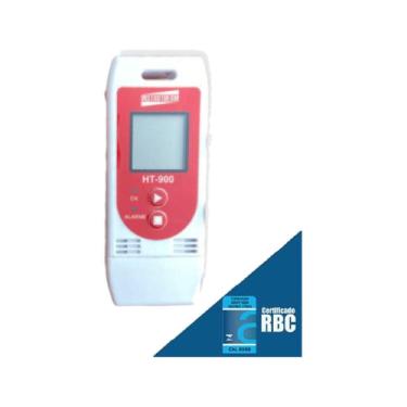 Imagem de Datalogger Digital Temperatura Umidade 32000 Leituras Alarme Usb Ht-900 Portátil Instrutherm Com Certificado Rbc