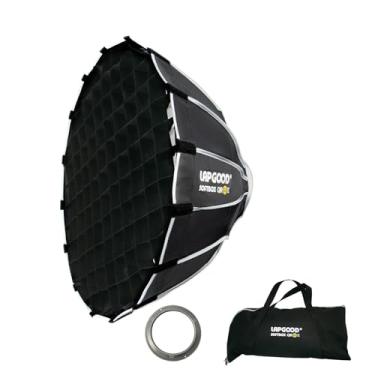 Imagem de QR60II Softbox de 59,9 cm: Modificador de luz suave de montagem Bowens dobrável de nível profissional - Idealmente compatível com Godox SL60W, SL150WII, VL150, VL200, VL300, UL150, SZ150R e mais