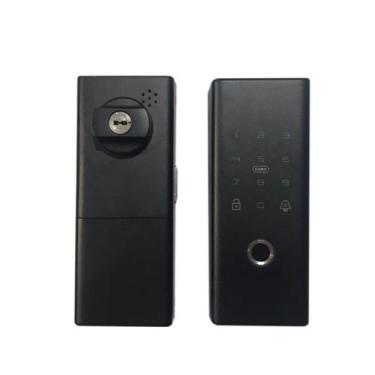 Imagem de Fechadura Eletronica P/ Porta Vidro Touch Digital Biometrica - Keibow