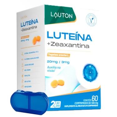 Imagem de Luteína c/Zeaxantina + Retinol Lauton 60 Comprimidos + Porta Cápsulas