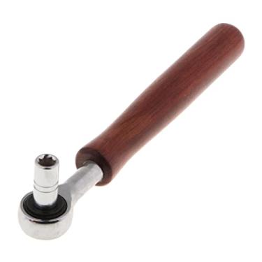 Imagem de Afinador de chave de afinação quadrada Guzheng de zither chinesa - Ferramenta de chave inglesa de madeira maciça para trocar e afinar cordas - Ótima ferramenta de reparo para alavanca de cítara