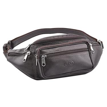 Imagem de Bolsa/Pochete STONES em Couro (Café)