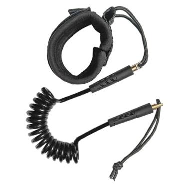 Imagem de Fancyes de segurança para prancha de surf, enrolada para prancha de surf, de stand up paddle para paddleboard, surf, longboard, equipamento, preto