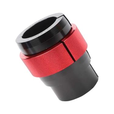 Imagem de Colaxi Protetor de amortecedor de garfo dianteiro de motocicleta, Vermelho 42mm a 43mm