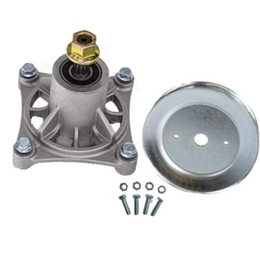 Imagem de Hustler Kit de eixo e polia Raptor 604214, 603988, 604172, 036236. Serve para a maioria dos decks de 106 cm e 132 cm.