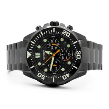 Imagem de Relógio Masculino Orient Grafite MYSSC016G1GX | Solartech | Analógico | Resistente a água