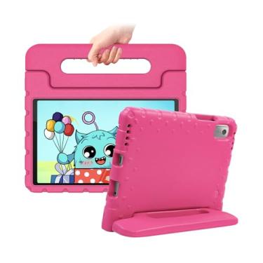 Imagem de Bolete Capa infantil para Lenovo Tab M9 2023 de 9 polegadas, leve, EVA, Lenovo M9, capa protetora com alça modelo Tb-310xu/Tb-310fu, capa protetora lavável à prova de choque - Rosa
