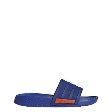 Imagem de adidas Tênis unissex adulto Racer TR Slide, Team Royal Blue/Team Royal Blue/Solar Red, 12 Women/11 Men