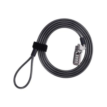 Imagem de Combinação de segurança anti-roubo para notebook cadeado de cabo de 4 dígitos com senha