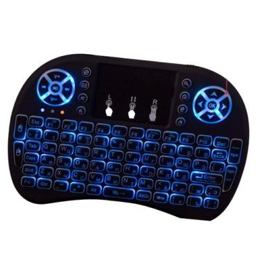 Imagem de Teclado Mini Com Controle Remoto E Mouse Ideal Tv E Notebook - Bivena