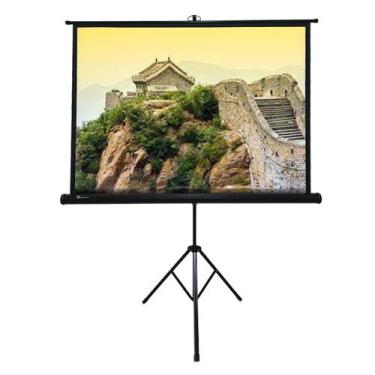 Imagem de Tela de Projeção Tripé Tbtps92h (203 x 114 cm) - TechLumens