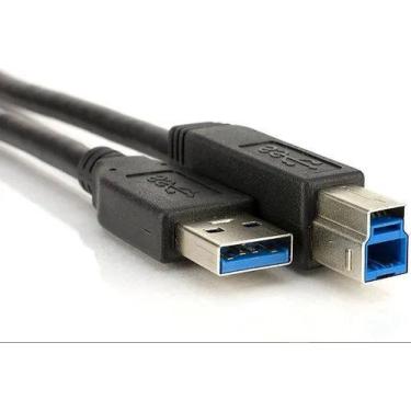 Imagem de Cabo USB 3.0 A Macho X USB B Macho 1,80 Metros - Awm- Style