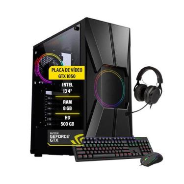 Imagem de Pc Gamer i3 Memória 8Gb Gtx 1050 Hd 500Gb Ssd 120Gb Fonte Real 500w - 