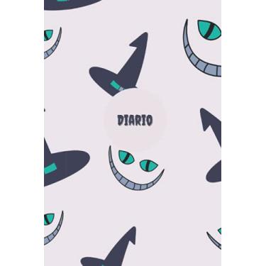 Imagem de Cuaderno de puntos: Libreta de ideas dot grid, edición caras de gato y sobrero de bruja