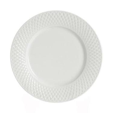 Imagem de Prato para Sobremesa Eclat Branco 21,5cm - Home Style