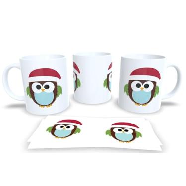 Imagem de Canecas de Porcelana Branca Personalizadas Natal 3 (Mod.49)