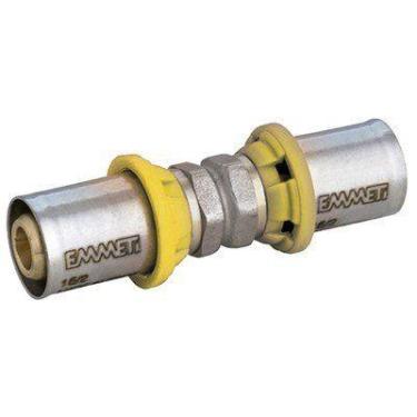 Imagem de Uniao Para Gas 16X16 Prensar Multi Gás, Emmeti