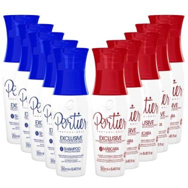 Imagem de Kit C/5 Progressiva Portier Exclusive Professional 250ml Original!
