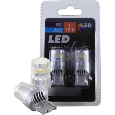 Imagem de Lampadas Led T20 Titanium 23 Smd 7440 1 Polo 12v Branco Top - SHOCKLIG