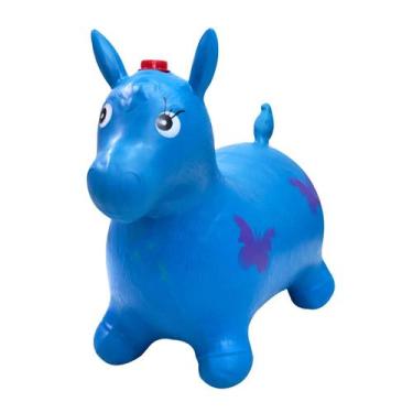 Imagem de Cavalinho infantil upa upa de borracha com som 56cm - Nza Importação, 