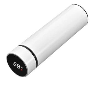Imagem de Garrafa Térmica Inteligente Com Visor De LED Marcador De Temperatura C