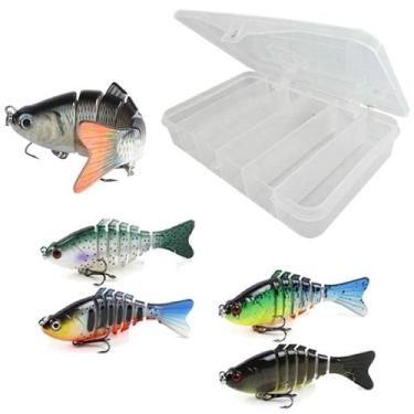 Imagem de Isca Artificial Mini Lambari Pequeno Articulado Traira 5 Un - CMIK