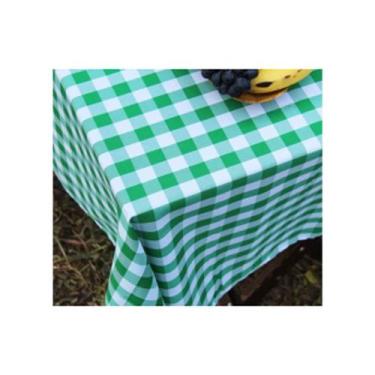 Imagem de Kit Com 10 Toalha De Mesa Oxford Xadrez Italiana 1.40 m x 1.40 m - IÉ 