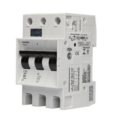 Imagem de Disjuntor Din Tripolar 20A Curva C Siemens 5SX1C320-7